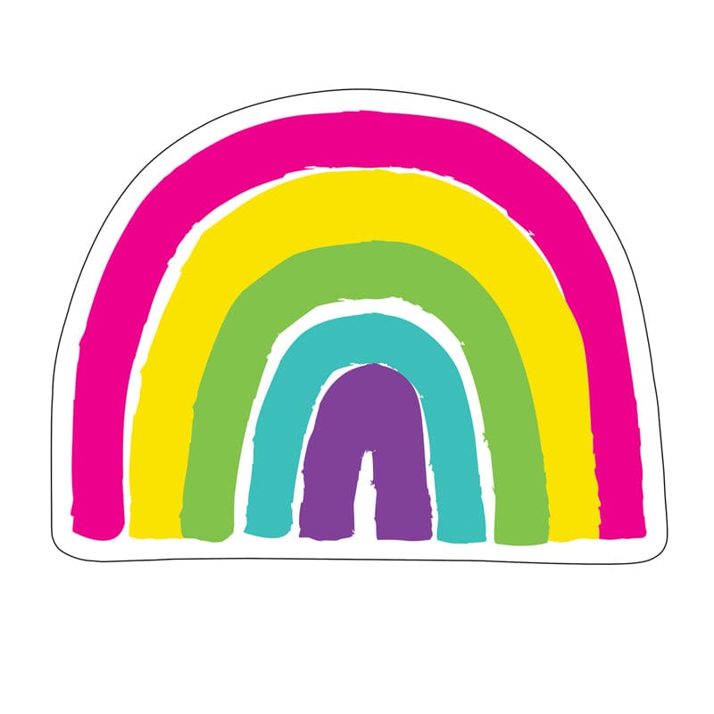 Kind Vibes Rainbow Cut Outs (Pack of 8) - Accents - Carson Dellosa Education
