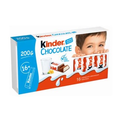 KINDER CHOCOLATE Chocolate Candy Bars 7 oz (200 g) - KINDER