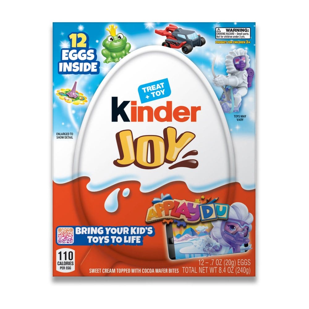 Kinder Joy Chocolate Surprise Egg (0.7 oz. 12 pk.) - Candy - Kinder Joy