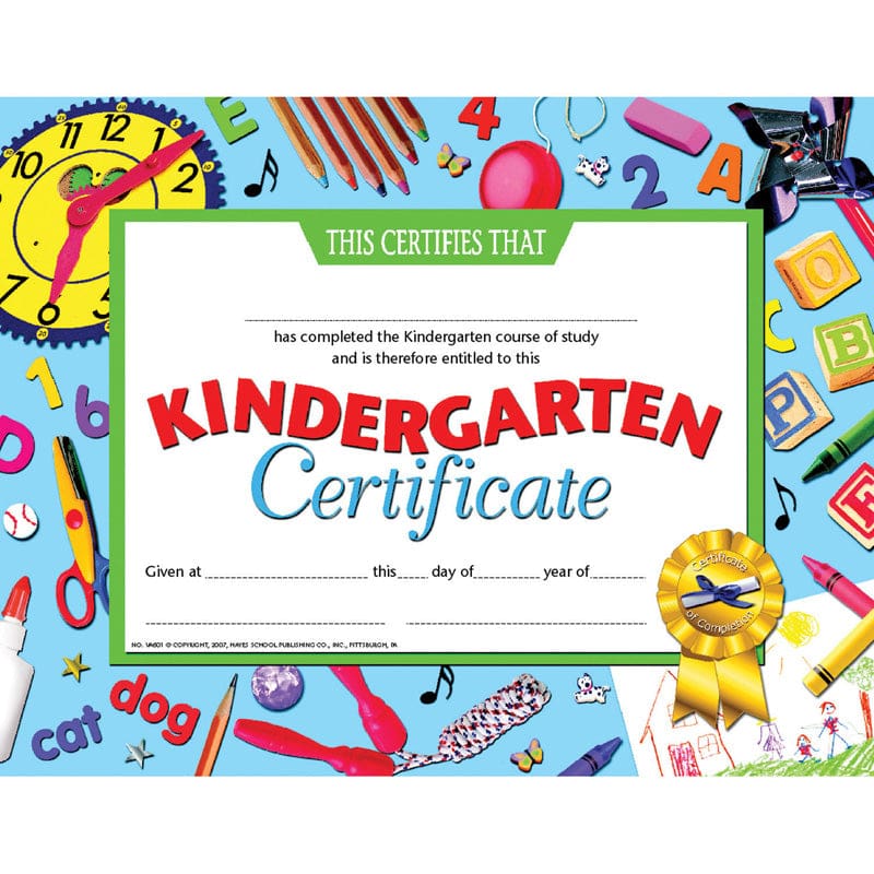 Kindergarten Certificate (Pack of 8) - Certificates - Flipside