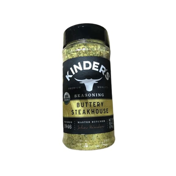 Kinder's Organic Buttery Steakhouse Seasoning Rub 10.4 Ounce ShelHealth