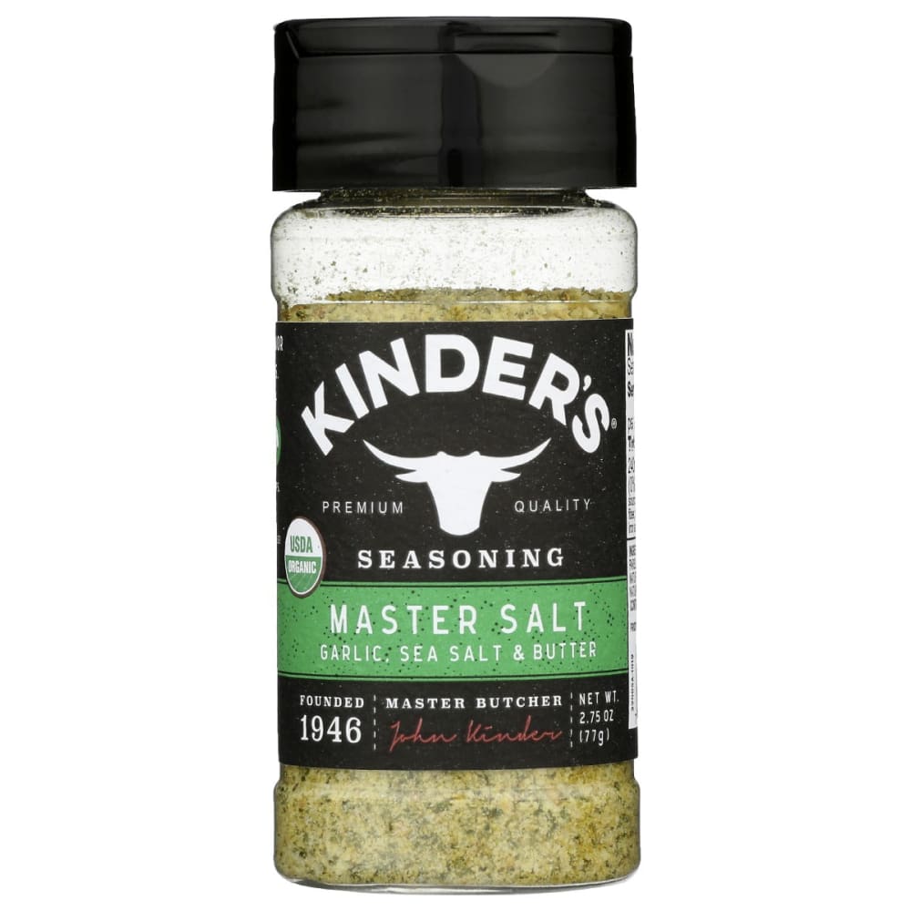 KINDERS: Seasoning Organic Master Salt 2.75 oz - Grocery > Cooking & Baking > Seasonings - KINDERS