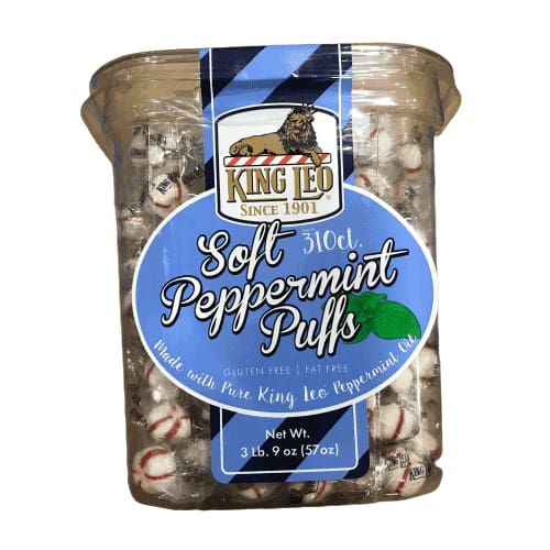 King Leo Soft Peppermint Puffs, Fat Free, 310 Count - ShelHealth.Com
