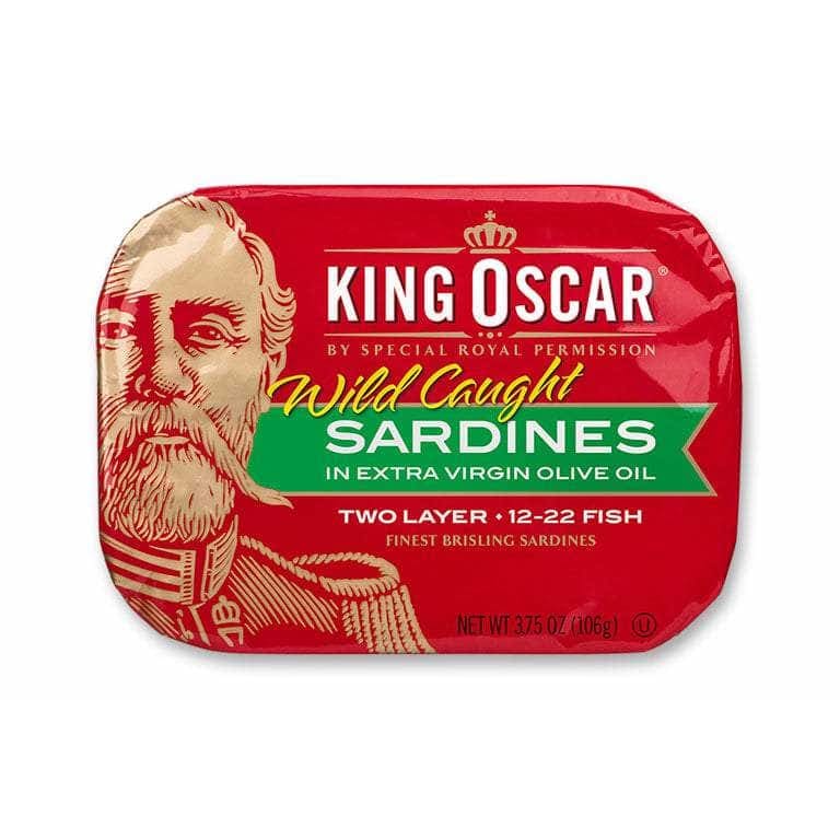 KING OSCAR Grocery > Pantry > Meat Poultry & Seafood KING OSCAR: Sardines Brisling Ooil, 3.75 oz