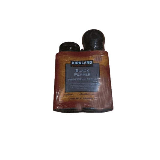 Kirkland Signature Black Pepper Adjustable Grinder with Refill, 12.6 Ounces - ShelHealth.Com