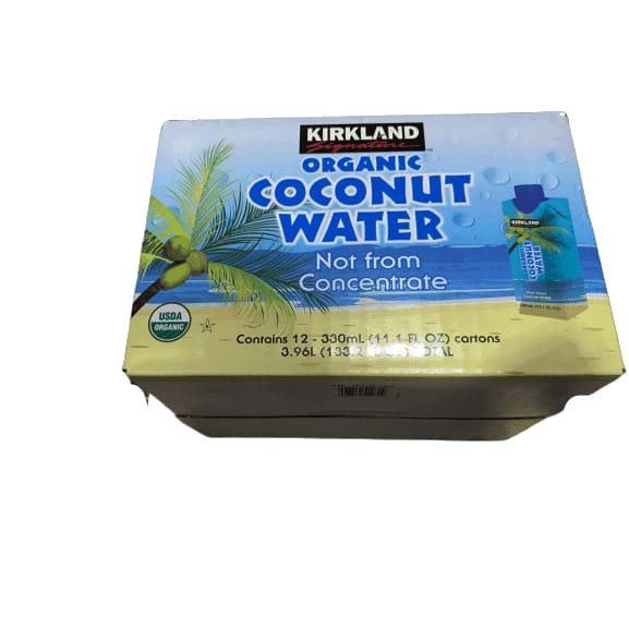 Kirkland Signature Coconut Water, 12 x 11.1 fl oz - ShelHealth.Com
