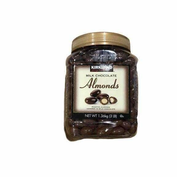 Kirkland Signature Milk Chocolate Roasted Almonds, 48 Ounce - ShelHealth.Com