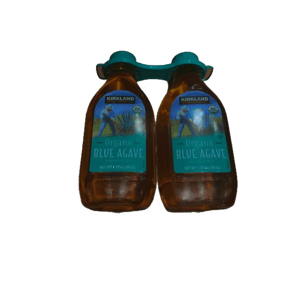 Kirkland Signature Organic Blue Agave All Purpose Sweetener, 36oz Bottle (Pack of 2, Total of 72 Oz) - ShelHealth.Com
