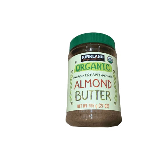 Kirkland signature Organic Creamy Almond Butter, 27 Ounces - ShelHealth.Com