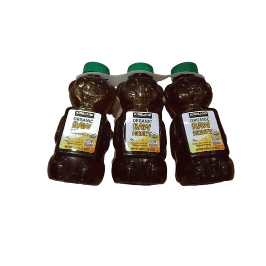 Kirkland Signature Organic Raw Honey Bear, 24 oz, 3 ct - ShelHealth.Com
