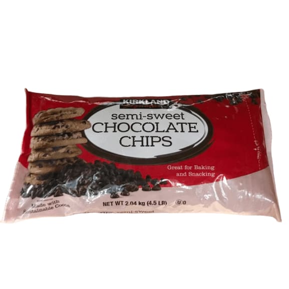 Kirkland Signature Semi-Sweet Chocolate Chips, 72 Ounce - ShelHealth.Com