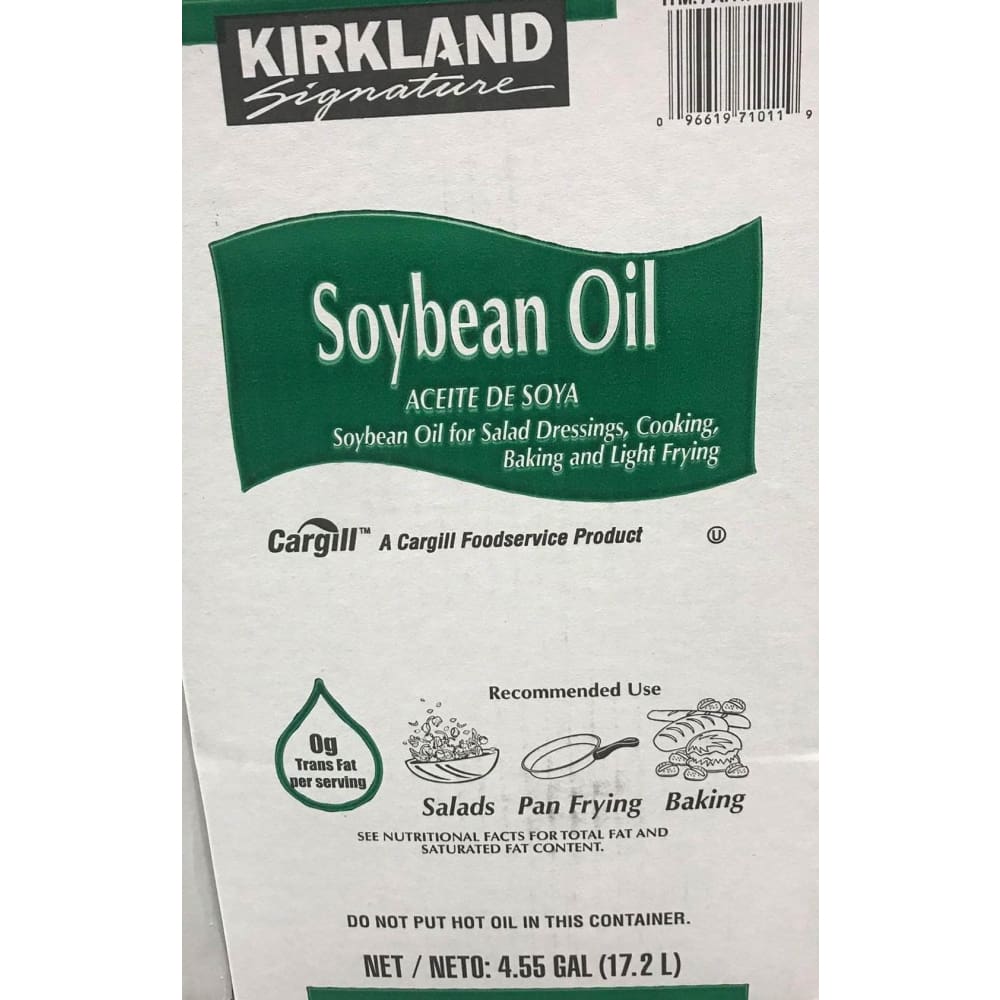 Kirkland Signature Soybean Oil, Aceite De Soya, 4.55 Gal - ShelHealth.Com