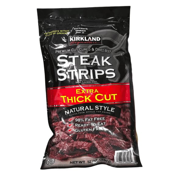 Kirkland Signature Steak Strips Extra Thick Cut, 12 Ounce - ShelHealth.Com