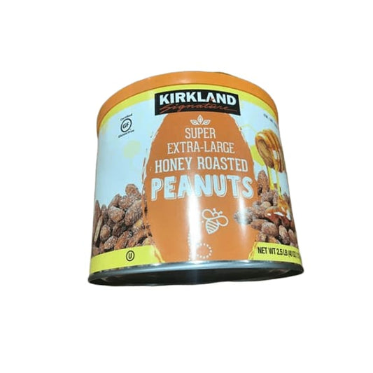 Kirkland Signature Super Extra-Large Honey Roasted Peanuts Can, 40 oz - ShelHealth.Com