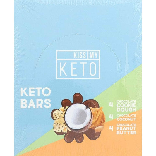 Kiss My Keto Kiss My Keto Keto Bar Variety Pack 12 Pack, 21.16 oz