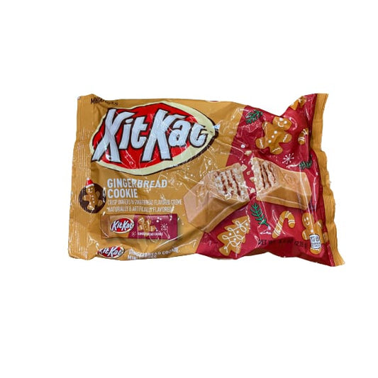 KIT KAT® Miniatures Gingerbread Cookie Gingerbread Flavored Creme Wafer Candy Bars Christmas 8.4 oz Bag - KIT KAT