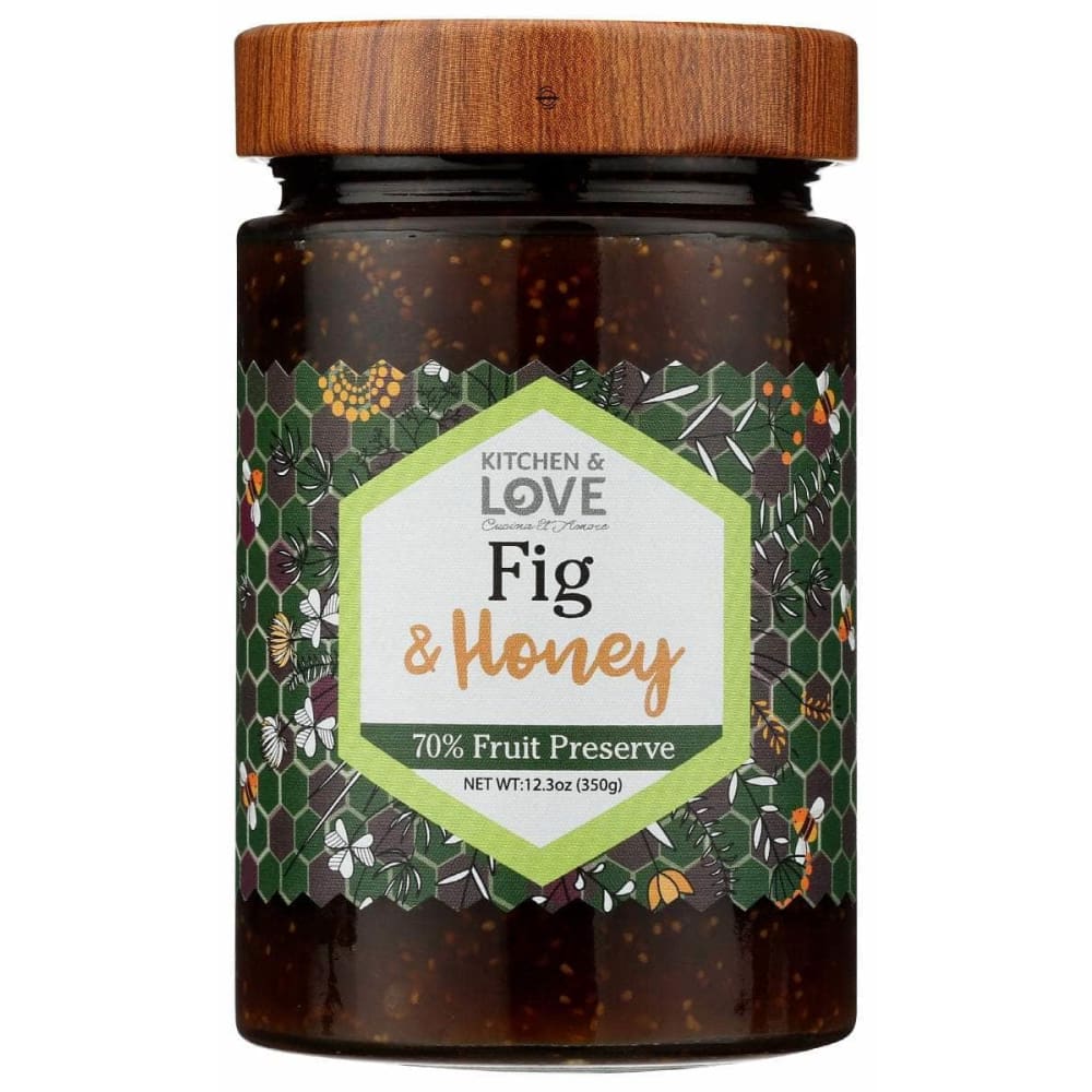 KITCHEN AND LOVE Grocery > Pantry > Jams & Jellies KITCHEN AND LOVE: Preserve Fig And Honey, 12.3 oz