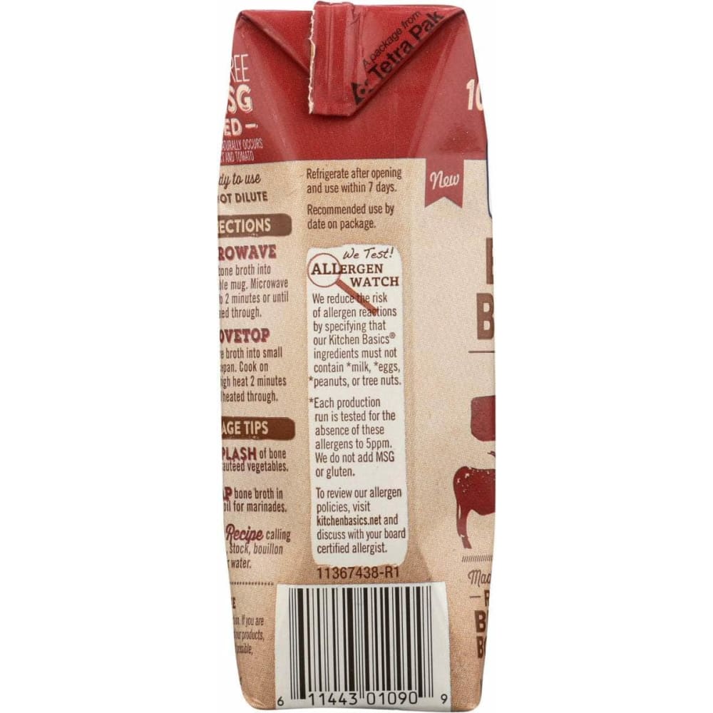 KITCHEN BASICS Kitchen Basics Original Beef Bone Broth, 8.25 Oz