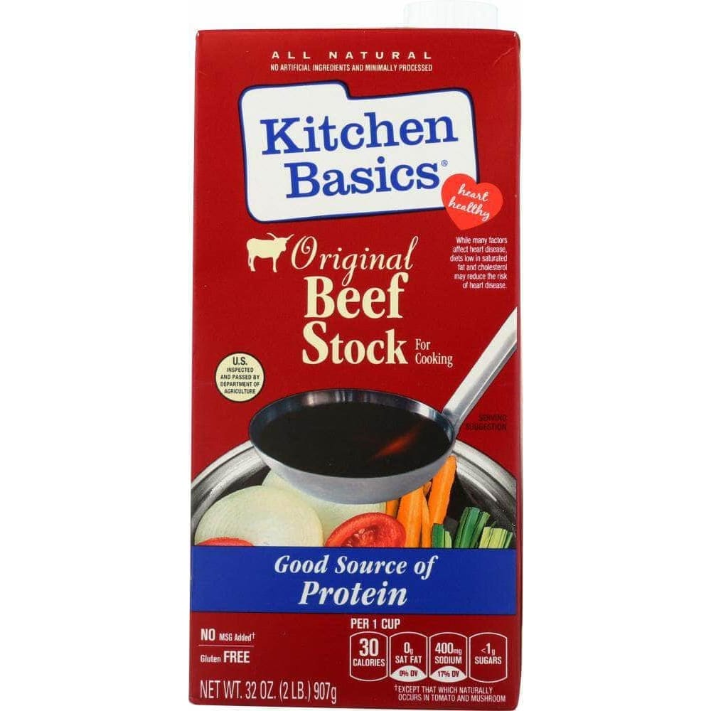Kitchen Basics Kitchen Basics Original Beef Stock for Cooking, 32 oz