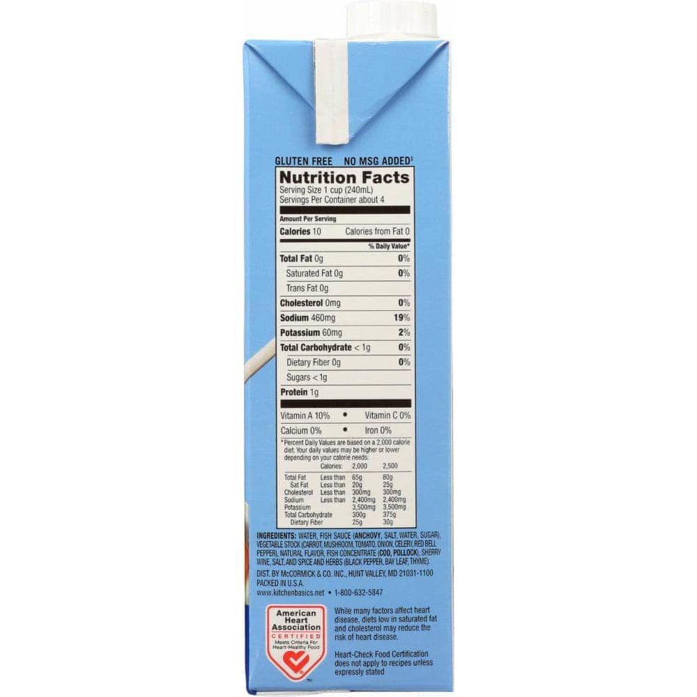 Kitchen Basics Kitchen Basics Original Seafood Cooking Stock, 32 Oz