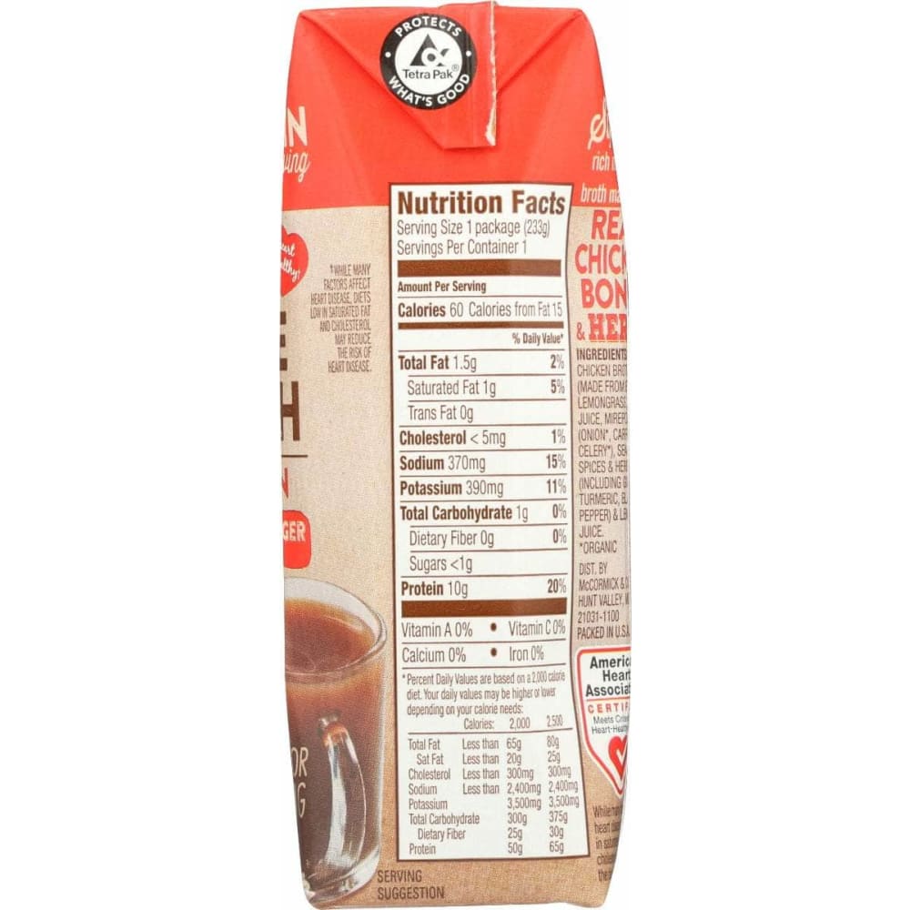 KITCHEN BASICS Kitchen Basics Turmeric And Ginger With Lemongrass Chicken Bone Broth, 8.25 Oz