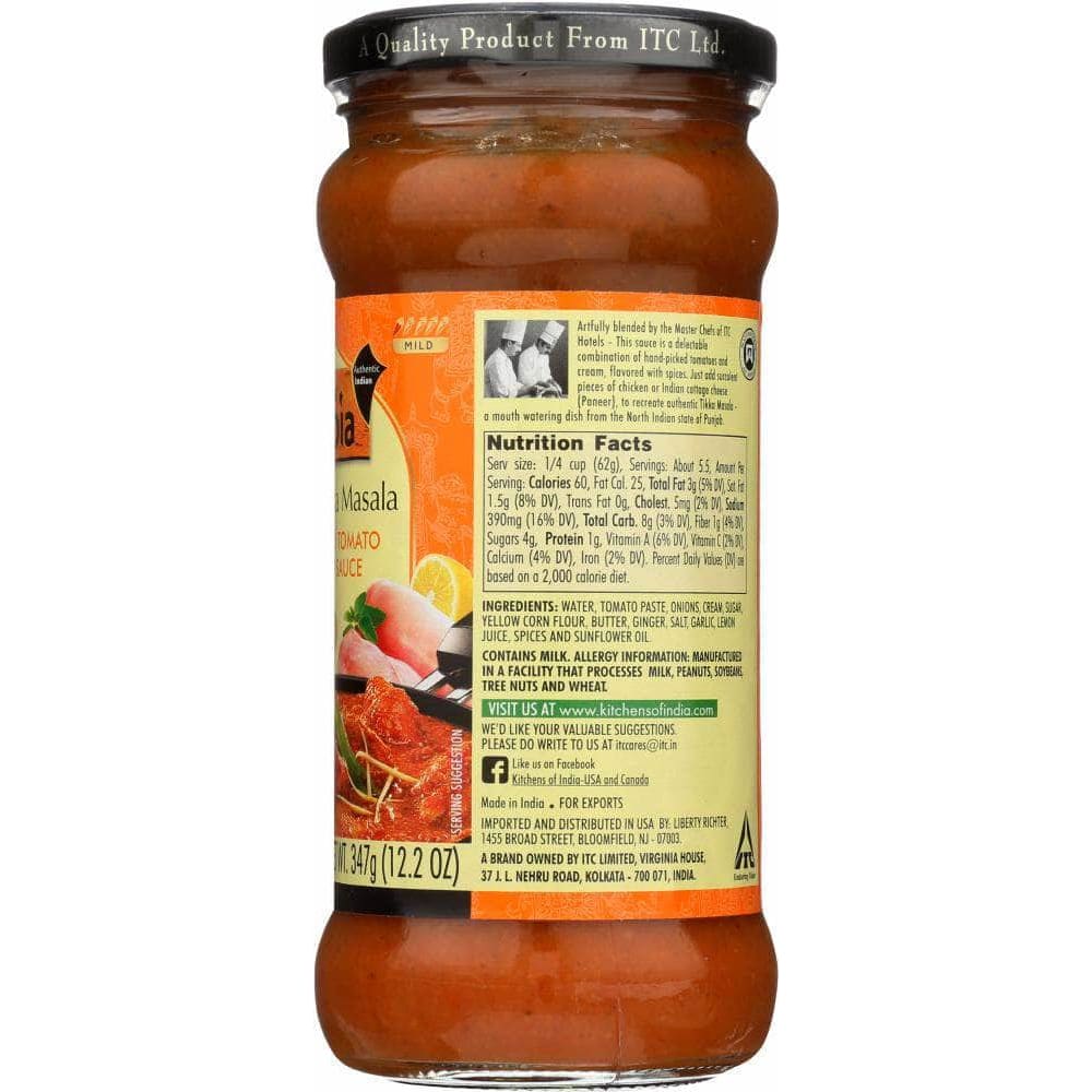 Kitchens Of India Kitchens Of India Sauce Cooking Creamy Tomato, 12.2 oz