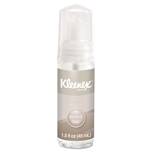 Kleenex Alcohol-free Foam Hand Sanitizer 1.5 Oz Pump Bottle Unscented - Janitorial & Sanitation - Kleenex®