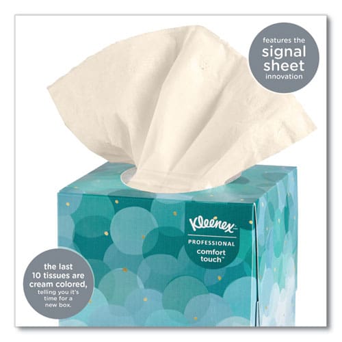 Kleenex Boutique White Facial Tissue For Business Pop-up Box 2-ply 95 Sheets/box 6 Boxes/pack 6 Packs/carton - Janitorial & Sanitation -