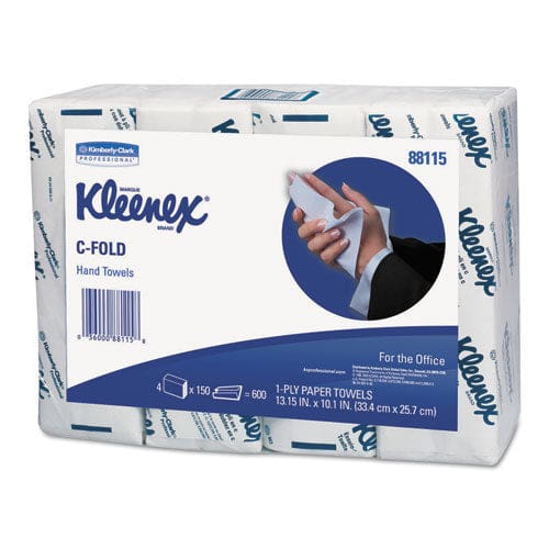Kleenex C-fold Paper Towels For Business Absorbency Pockets 10.13 X 13.15 White 150/pack 16/carton - Janitorial & Sanitation - Kleenex®