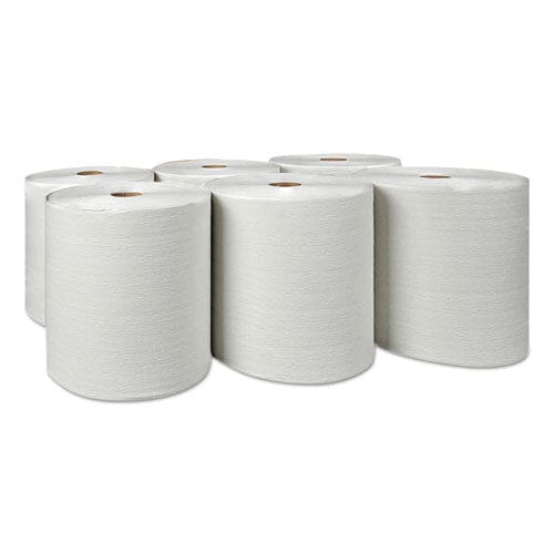 Kleenex Hard Roll Paper Towels With Premium Absorbency Pockets 8 X 600 Ft 1.5 Core White 6 Rolls/carton - Janitorial & Sanitation - Kleenex®