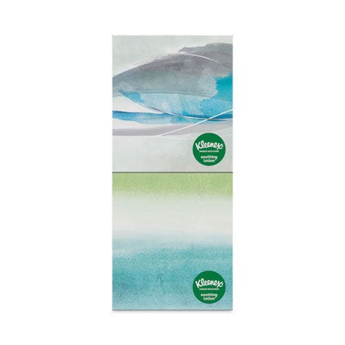 Kleenex Lotion Facial Tissue 3-ply White 60 Sheets/box 4 Boxes/pack 8 Packs/carton - Janitorial & Sanitation - Kleenex®