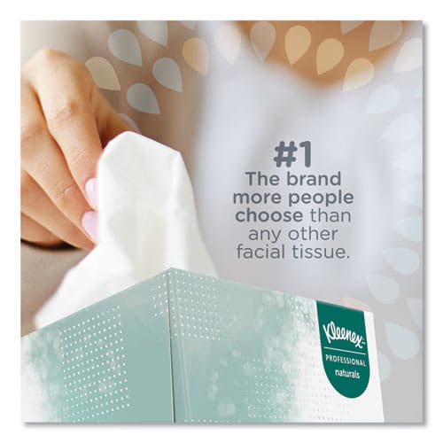 Kleenex Naturals Facial Tissue 2-ply White 90 Sheets/box - Janitorial & Sanitation - Kleenex®