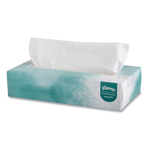 Kleenex Naturals Facial Tissue For Business Boutique Pop-up Box 2-ply White 90 Sheets/box 36 Boxes/carton - Janitorial & Sanitation -