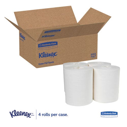 Kleenex Premiere Center-pull Towels Perforated 1-ply 8 X 15 White 250/roll 4 Rolls/carton - Janitorial & Sanitation - Kleenex®