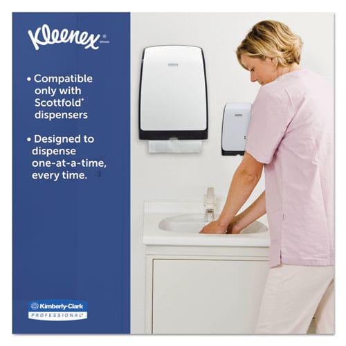 Kleenex Premiere Folded Towels 7.8 X 12.4 White 120/pack 25 Packs/carton - Janitorial & Sanitation - Kleenex®