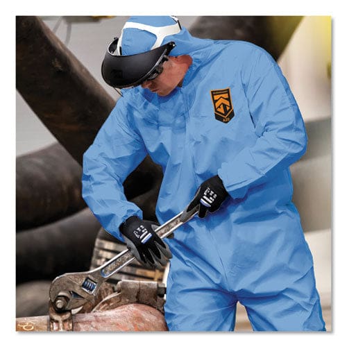 KleenGuard A20 Breathable Particle Protection Coveralls X-large Blue 24/carton - Janitorial & Sanitation - KleenGuard™