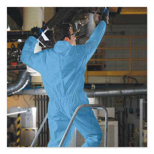 KleenGuard A20 Breathable Particle Protection Coveralls X-large Blue 24/carton - Janitorial & Sanitation - KleenGuard™