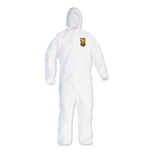 KleenGuard A20 Breathable Particle Protection Coveralls Zipper Front Large White - Janitorial & Sanitation - KleenGuard™
