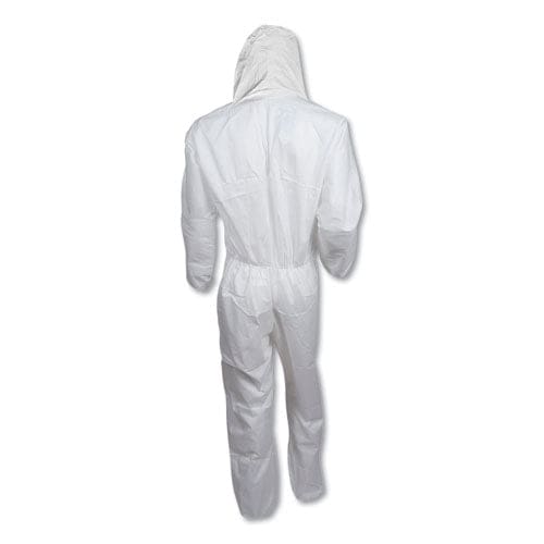 KleenGuard A20 Breathable Particle Protection Coveralls Zipper Front Large White - Janitorial & Sanitation - KleenGuard™