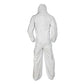 KleenGuard A20 Elastic Back And Ankle Hood And Boot Coveralls X-large White 24/carton - Janitorial & Sanitation - KleenGuard™