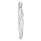 KleenGuard A30 Elastic Back And Cuff Hooded Coveralls Medium White 25/carton - Janitorial & Sanitation - KleenGuard™
