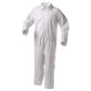 KleenGuard A35 Liquid And Particle Protection Coveralls Zipper Front Elastic Wrists And Ankles 2x-large White 25/carton - Janitorial &