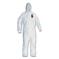 KleenGuard A40 Elastic-cuff And Ankles Coveralls 4x-large White 25/carton - Janitorial & Sanitation - KleenGuard™