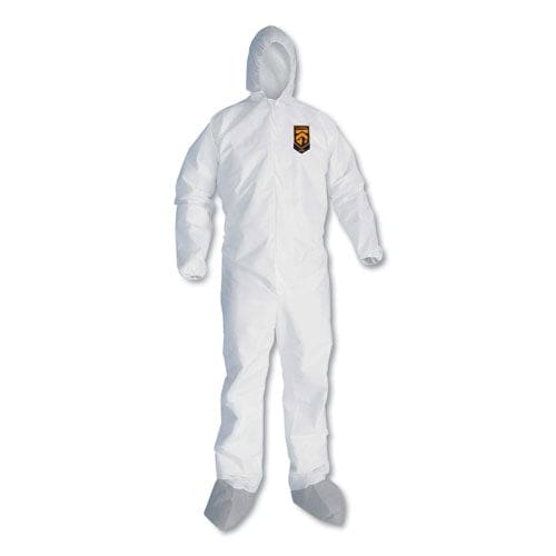 KleenGuard A45 Liquid/particle Protection Surface Prep/paint Coveralls 3x-large White 25/carton - Janitorial & Sanitation - KleenGuard™