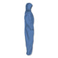 KleenGuard A60 Elastic-cuff Ankles And Back Hooded Coveralls 3x Large Blue 20/carton - Janitorial & Sanitation - KleenGuard™
