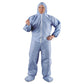 KleenGuard A65 Zipper Front Hood And Boot Flame-resistant Coveralls Elastic Wrist And Ankles 3x-large Blue 21/carton - Janitorial &