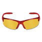 KleenGuard Equalizer Safety Glasses Red Frames Amber/yellow Lens 12/box - Office - KleenGuard™