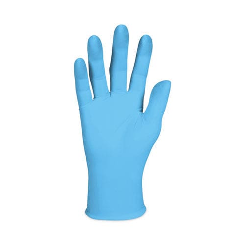 KleenGuard G10 Comfort Plus Blue Nitrile Gloves Light Blue Large 1,000/carton - Janitorial & Sanitation - KleenGuard™