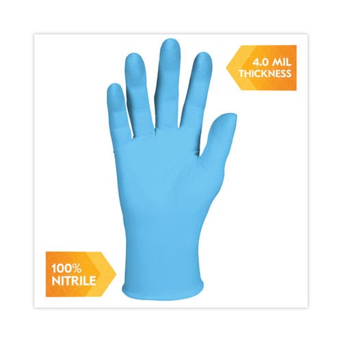 KleenGuard G10 Comfort Plus Blue Nitrile Gloves Light Blue Medium 1,000/carton - Janitorial & Sanitation - KleenGuard™