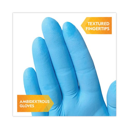 KleenGuard G10 Comfort Plus Blue Nitrile Gloves Light Blue Small 1,000/carton - Janitorial & Sanitation - KleenGuard™